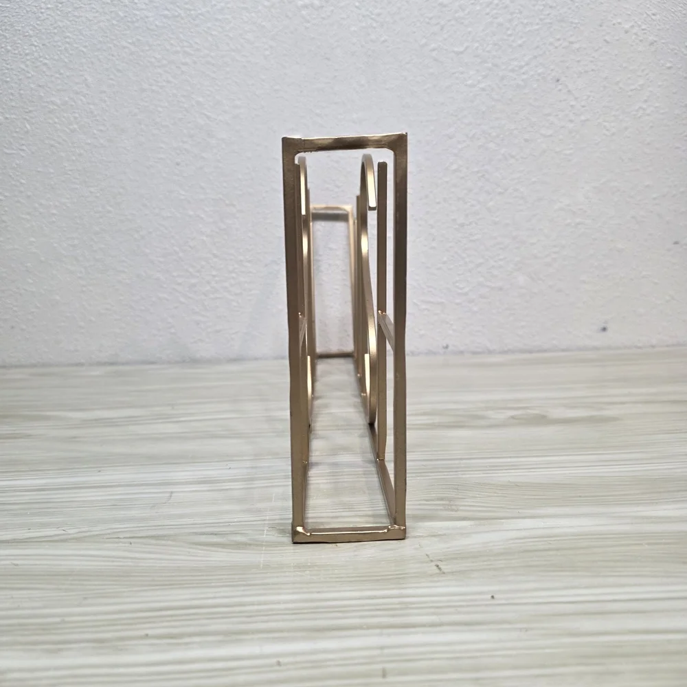Home Decor 'WISH' Metal Artwork Goldtone Shelf Or Wall